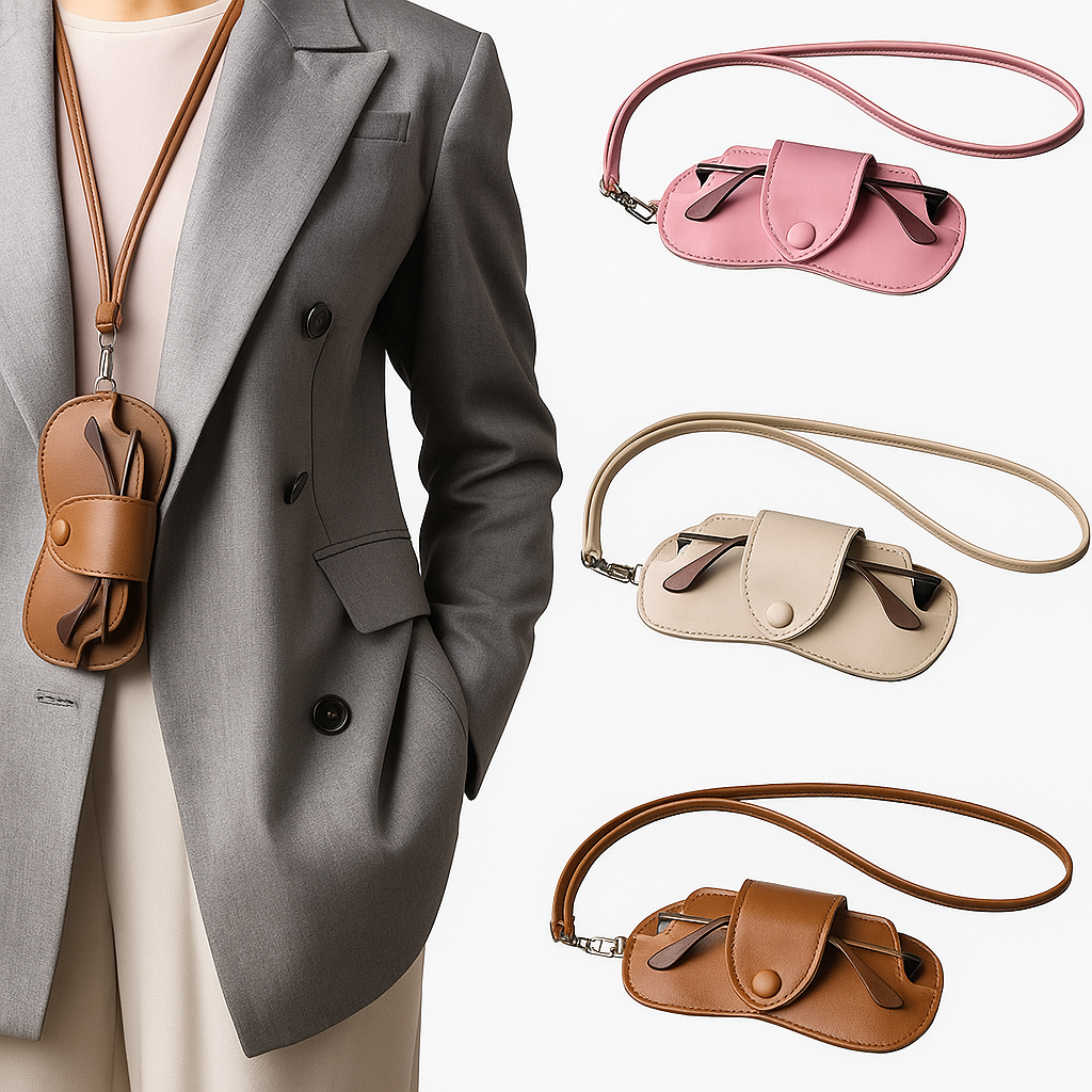 PortaVista™ – Custodia elegante per occhiali da sole